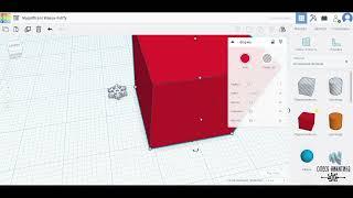 TinkerCAD для начинающих. Урок 16  Проект «Снежинка»