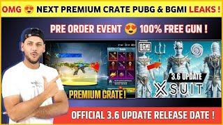 FREE UPGRADE M416  Next X Suit 3.6 | Next Premium Crate Bgmi | Bgmi 3.6 Update Release Date