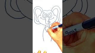 Dibujando a Elemental Bubba Bubbaphant de Poppy Playtime