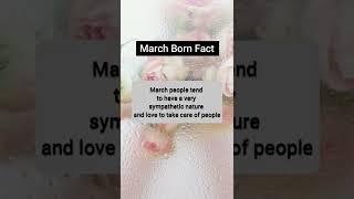 March Born People Facts And Personalities | #Shorts | Amazing Baby World