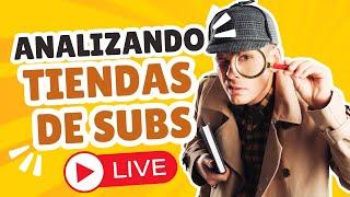 Tiendas de Etsy y Teepublic en la mira! - Analizando tiendas de Subs EN VIVO! ep. 16