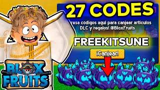 27 CODIGOS de BLOX FRUITS CODES ROBLOX  *OCTUBRE 2024*