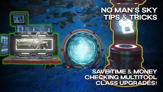 No Man's Sky | Tips & Tricks | Save Time & Money Checking Multitool Class Upgrades! | Relics 5.6
