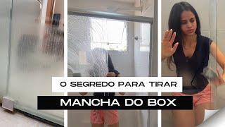 O SEGREDO PARA TIRAR MANCHAS DO BOX DO BANHEIRO  #comolimparobox #banheiro #deepcleaning