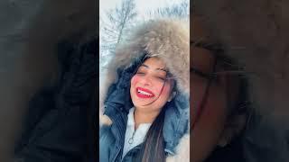 FrostyStreets of Sweden:14°C Snowscape️Yamini Explores#SnowySweden#WinterWanderlust#FrozenStreets