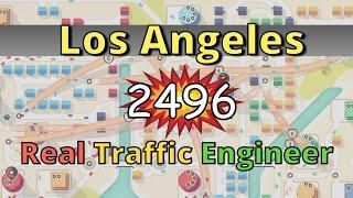 Los Angeles: High Score 2496 | Real Traffic Engineer Plays Mini Motorways