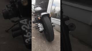 Новый выхлоп кафе Cafe Racer на Днепр