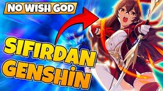 YENİ HESAP AÇTIK | #NoWishGod Bölüm 1 | Genshin Impact Türkçe