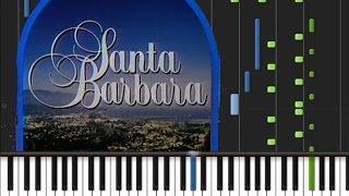 Santa Barbara - Main Theme [Piano Tutorial] ()