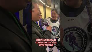 Coming Soon To Tea Time With Tommy!! Team Canada Women’s Hockey Legend VICKY SUNOHARA!! #hhof #nhl