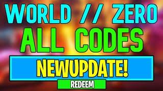 New World Zero Codes | Roblox World Zero Codes (May 2024)