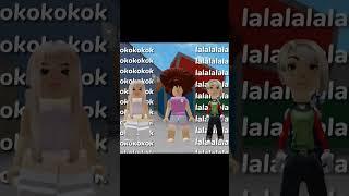 the okokok/lalala trend w my roblox avatars #roblox #shorts