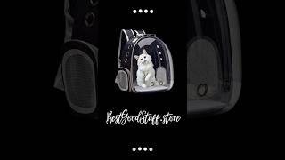 Cat backpack #bestgoodstuff #petstore #cats #catlife #snapcat #cattok #catsofinstagram  #catbackpack