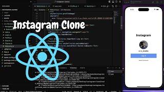 Build an Instagram clone with React Native, Expo (Styling Only)