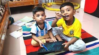 Baby Magical Writing Board। ছেলেদের লেখা শেখানোর খুব সুন্দর একটি বোড এনেছে ওদের বাবা