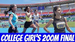 Olimba Steffi Wins Prize money Rupee 1 Lakh || College Women 200m || CM Trophy 2024