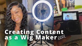 Content Creation for Wig Makers [DETAILED] My Process