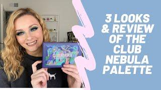 THREE LOOKS AND REVIEW: KALEIDOS MAKEUP CLUB NEBULA PALETTE