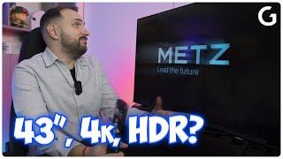 Впечатляващ SMART 4K Телевизор METZ MUC6100 43"