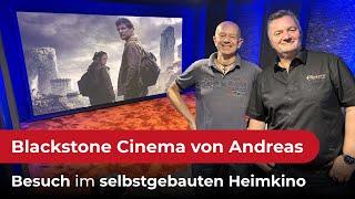 Besuch im selbstgebauten "Blackstone" Heimkino von Andreas. JVC NZ 900, Storm Fusion, Lumagen Kombi.