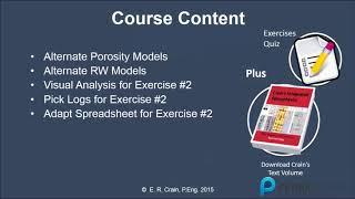 Introduction to Porosity Course by Ross Crain on Petrolessons