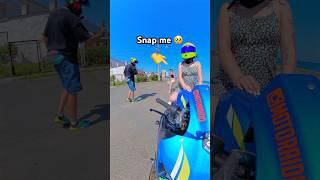 Taught a Follower How to POSE on a  Part 2 #bikelife #bikelover #moto #funny