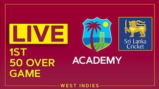  LIVE West Indies Academy vs Sri Lanka Emerging | 1st 50 Over Game