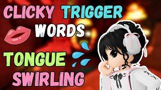 Roblox ASMR: CLICKY Trigger Words + Tongue Swirling for Brain Tingles