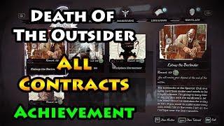 Death of the Outsider - All Contracts - Mercenary Work - Achievement / Trophy