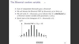 Bernoulli and Binomial Random Variables (Probability Distributions)