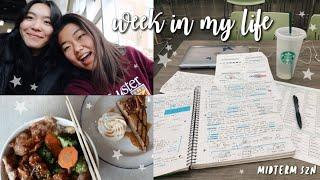 WEEK IN MY LIFE AT MCMASTER UNIVERSITY  midterm szn edition | Allie C.