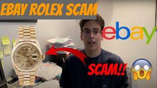 ALMOST SCAMMED OUT OF $5000 | EBAY ROLEX SCAM