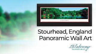 Stourhead, England Gardens Panoramic Art Print - Blakeway Panoramas Wall Decor - STOU1