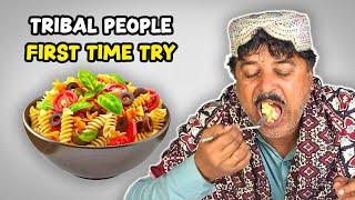 Tribal People Try Italian Pasta Salad