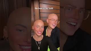 The collab y’all never knew you needed #alopecia #bald #viral #baldgirl #alopeciaawareness