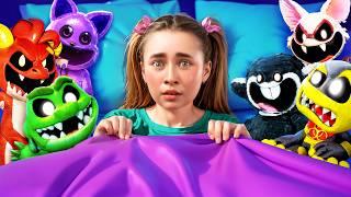 Кошмарные зверьки удочерили меня! Жизнь в семье Nightmare Critters из Poppy Playtime 4