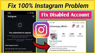 you submitted an appeal instagram fix| instagram disabled account| instagram you submitted an appeal