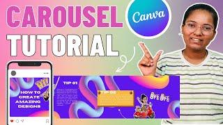 How to Create INSTAGRAM CAROUSEL post with Canva | Step by Step Canva Tutorial