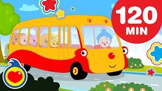 Las Ruedas del Bus - Y Las Mejores Canciones Infantiles Clásicas  (120 Min)   Plim Plim