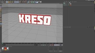 Как сделать неоновый текст в Cinema 4d