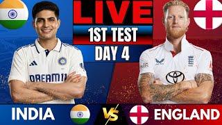 IND vs ENG Test: India vs England 1st Test Day 4 live match | Live Score & Commentary, India Batting
