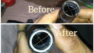 Fixing a broken cross hair of Gamo telescope