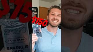 I Risked $150+ By Opening A Prizm Football Sparkle Pack With Only 3 Cards! #nfl #sportscards