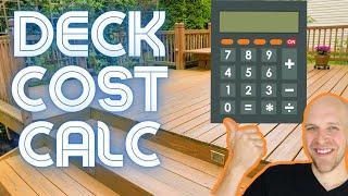 Deck Cost Calculator (Free tool to estimate materials)