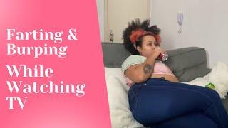 AnnaCutiepiie - Farting & Burping While Watching TV