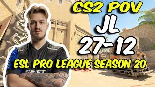 CS2 POV | NAVI jL (27/12) vs Spirit (Mirage) @ ESL Pro League Season 20