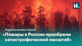 «Пожары в России приобрели катастрофический масштаб»