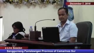 23rd Regular Session December 7, 2016
