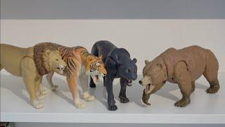 Kitwana's Toys #172: 2019 Jumanji Action Figures -  Bear, Lion, Tiger & Jaguar by Lanard Toys