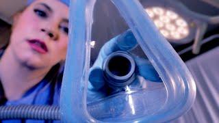 ASMR Hospital Anesthesiologist Puts You Under for Surgery | Full Body Exam, IV & Monitor